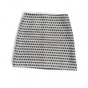 NWT LOFT Monochrome Patterned Mini Skirt Women’s Size 6